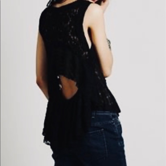 Free People lace  boho top - Picture 3 of 8